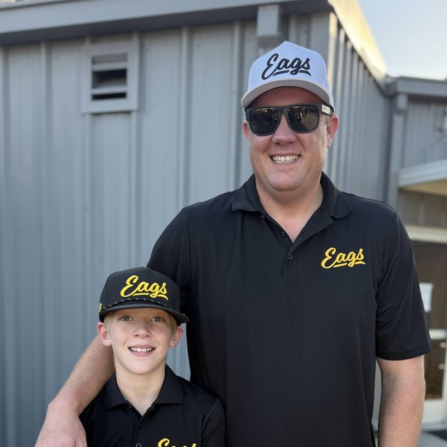 Kyle and his son Ayden