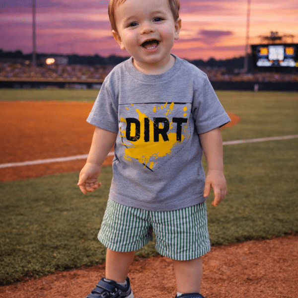 DIRT Toddler Tee - Athletic Grey