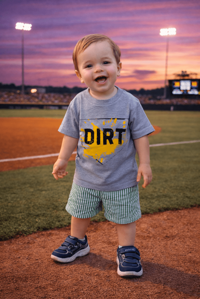 DIRT Toddler Tee - Athletic Grey
