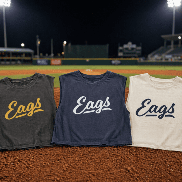 Womens Eags Faded Muscle Tee